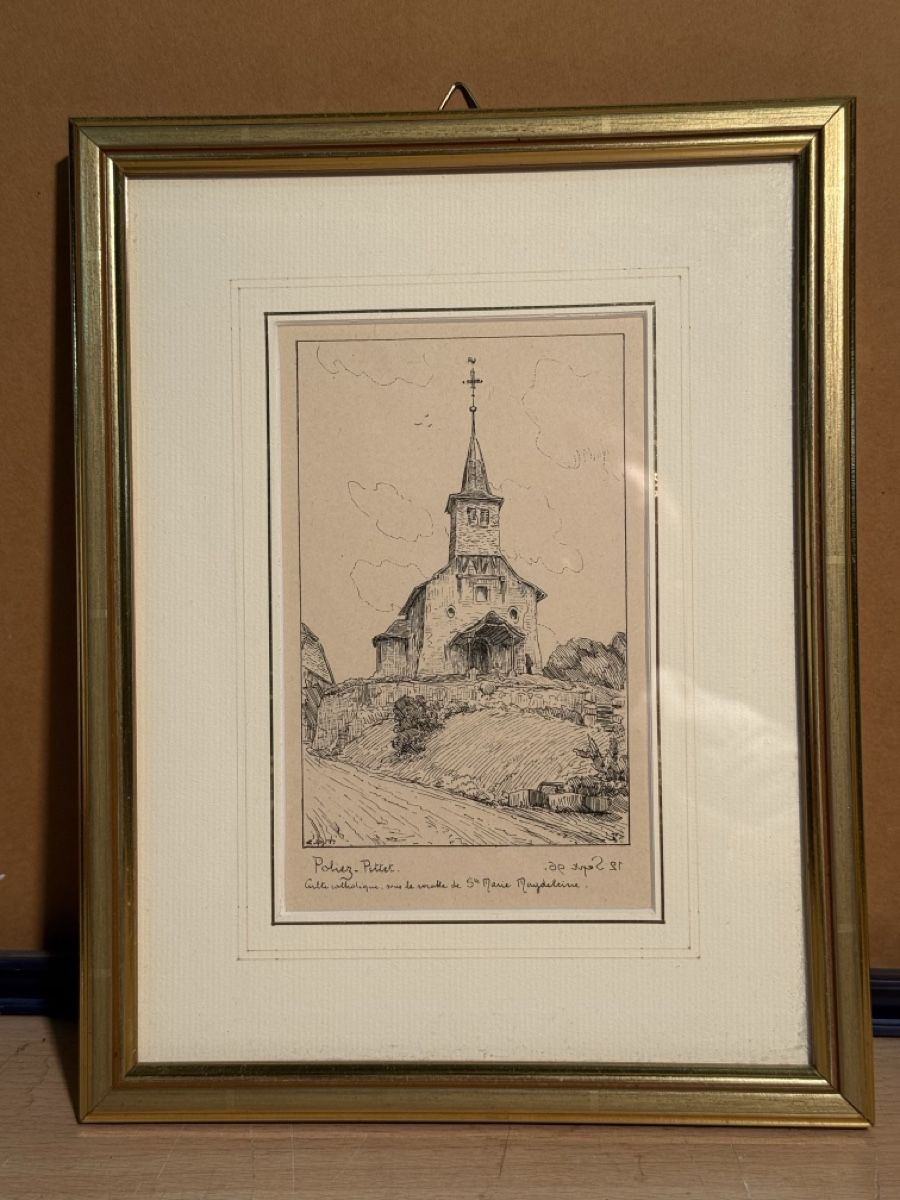Incisioni: Gravure de TURRIAN  Emile David 1896 – Usato da Lausanne venduto da artnouveau04