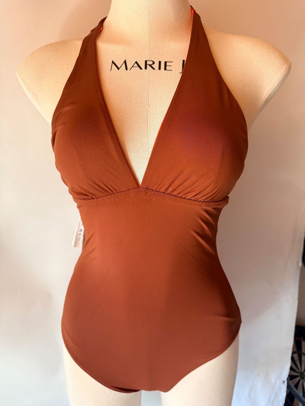 Triumph Costumi da bagno & Bikini: TRIUMPH, Badekleid FREE SMART, Grösse 3, Farbe Orange/Braun – Nuovo e nell'imballaggio originale da Rudolfstetten venduto da gst_g7xl 3