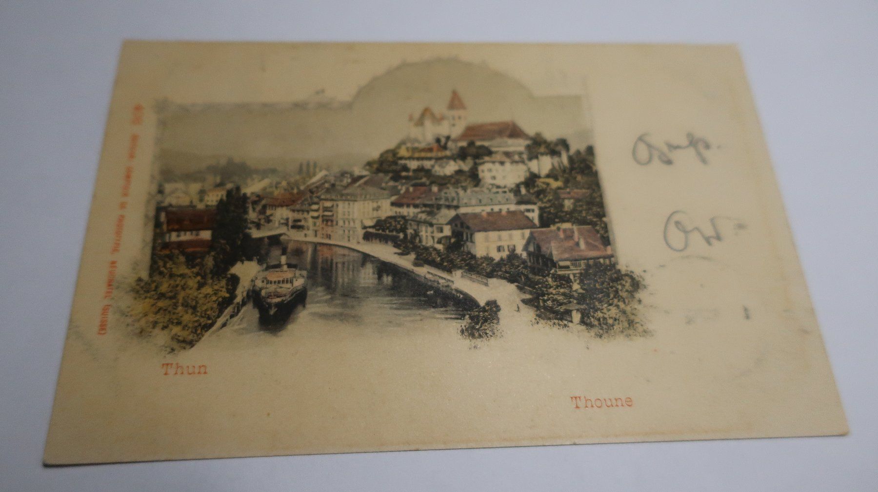 Ansichtskarten: Thoune, Thun. 1900 – Gebraucht aus Cormoret von Pascalll2001 4
