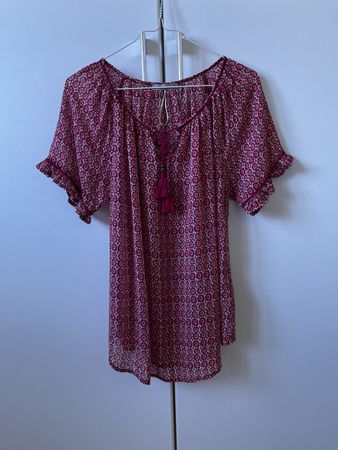 NILE Bluse mit Muster Grösse S