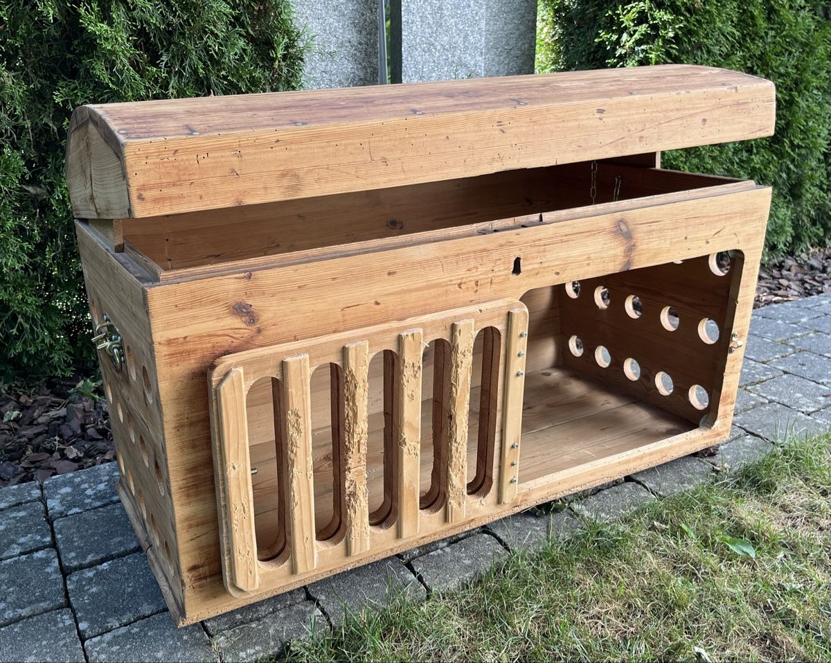 Liege- & Schlafplätze: Hundebox aus alter Hoztruhe – Gebraucht aus Welschenrohr von Ralf4716 1