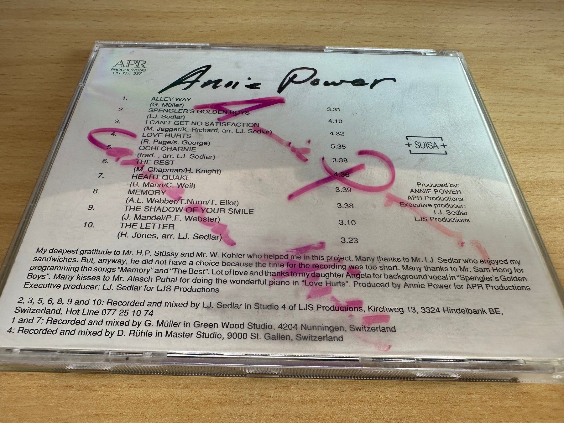 CDs: Annie Power – Satisfaction – Gebraucht aus Rikon im Tösstal von Alpenmutz 1