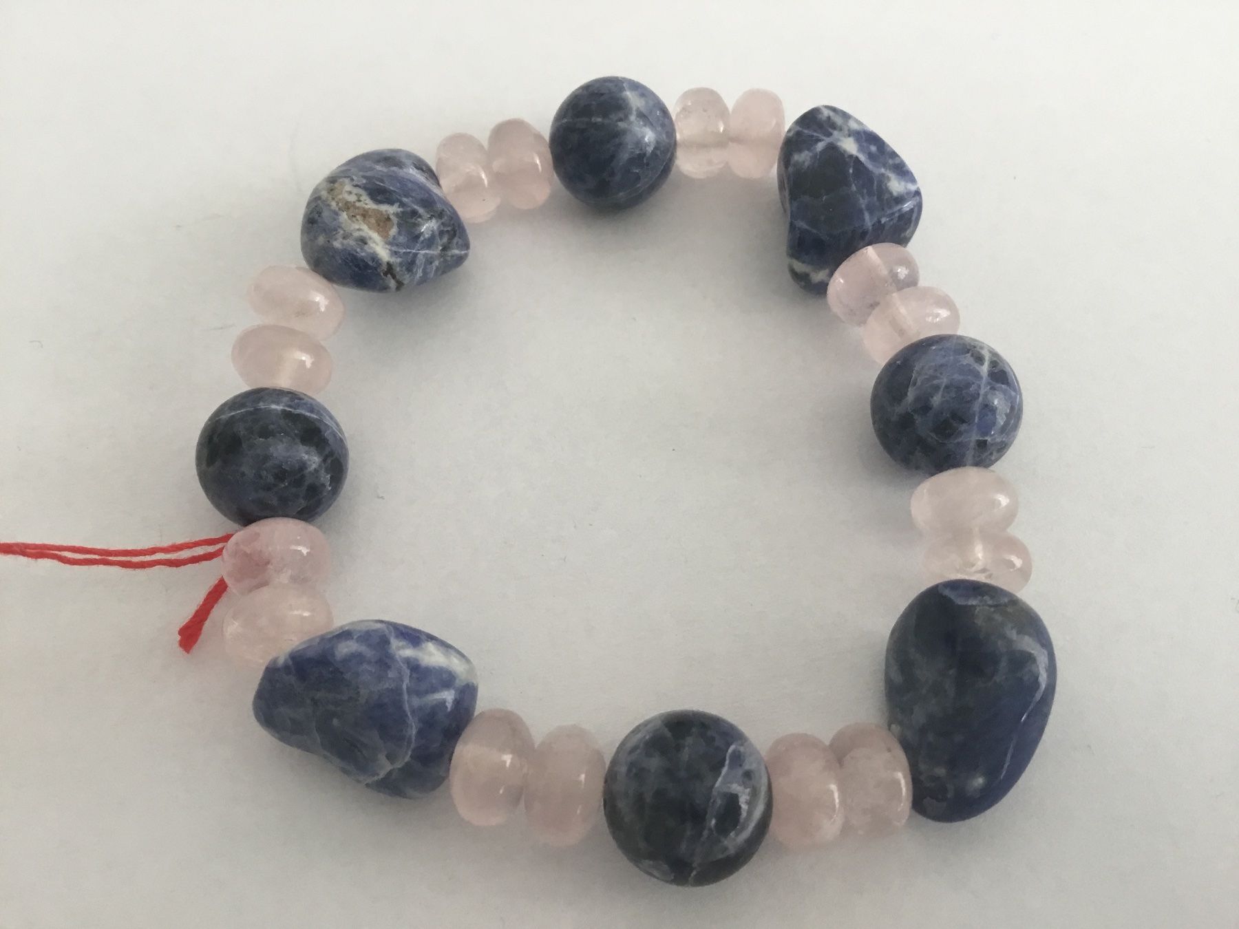 Bracciali & Braccialetti: Armband Sodalith und Rosenquarz elastisch – Nuovo e nell'imballaggio originale da Doppleschwand venduto da Fortuna5859 1