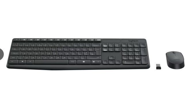 Logitech Tastiere: Logitech MK235 Wireless Desktop Combo QWERTY US – Nuovo e nell'imballaggio originale da Gossau ZH venduto da OrderflowAG