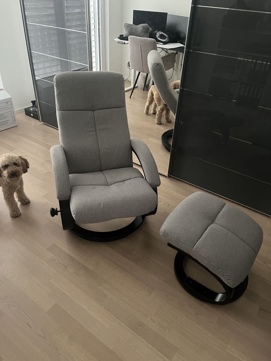 Sessel: Relax Sessel mit Hocker – Neu (gemäss Beschreibung) aus Rheinfelden von ANT1_