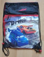 Cars Turnbeutel "Drifting" rot/schwarz, guter Zustand