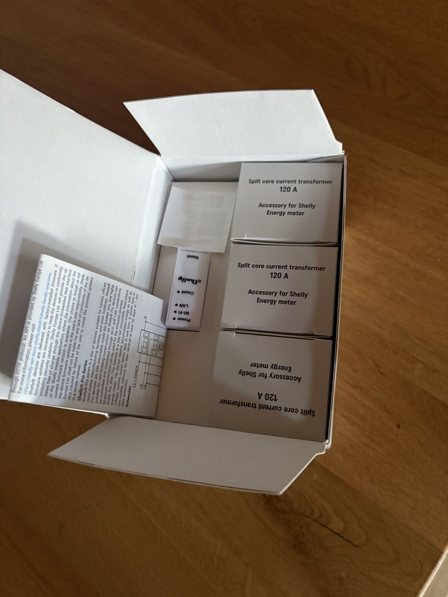 Messen: Shelly Pro 3EM Dreiphasen Stromzähler neu – Neu und originalverpackt aus Trimmis von tei_l2tf 1
