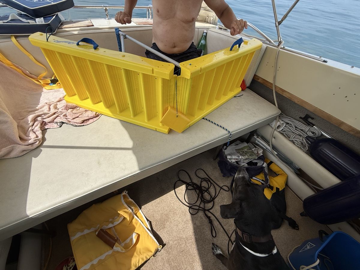 Leitern: Badeleiter für Hunde fürs Boot  – Neu (gemäss Beschreibung) aus Schmerikon von Titomel 3