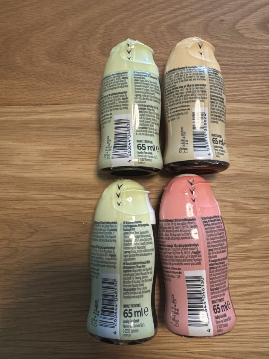 More Nutrition Cibi & Specialità: More Nutrition Sirup 4er Set neu – Nuovo e nell'imballaggio originale da Unterengstringen venduto da Gargamela7 1
