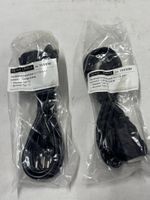 2x Verlängerungskabel , Stromkabel 2m  (C351)
