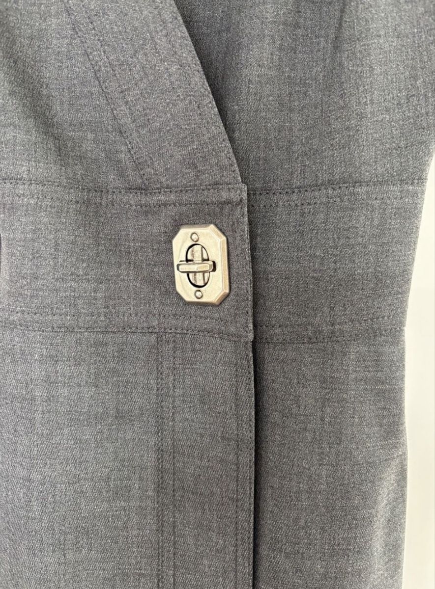 Gucci Vestiti: GUCCI Kleid | Wolle & Seide | Hellgrau | IT 38 / ca. 34 – Usato da Zürich venduto da Orionos 3