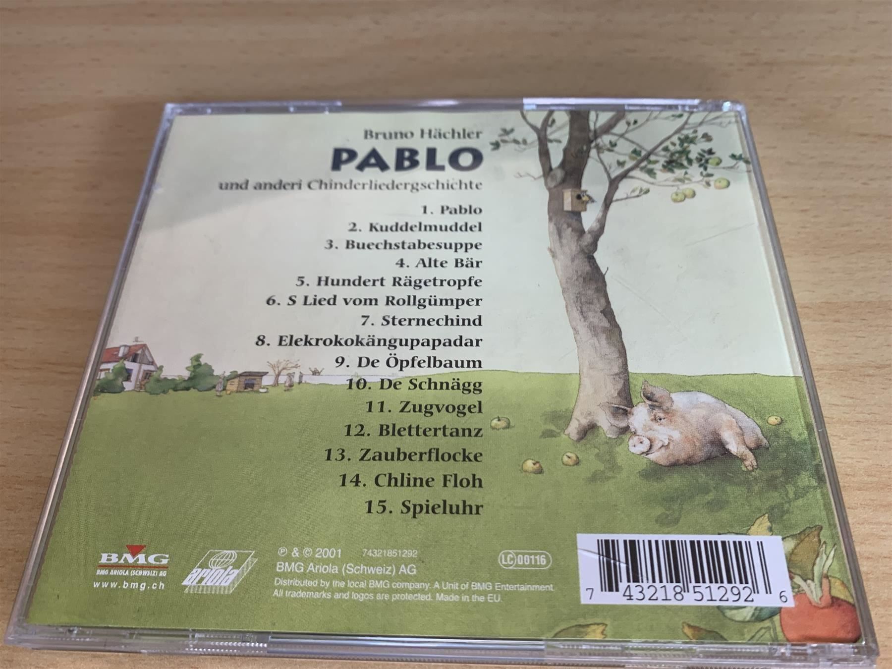 CD: Pablo und Anderi Chinderliedergschichte – Usato da Rikon im Tösstal venduto da Alpenmutz 1