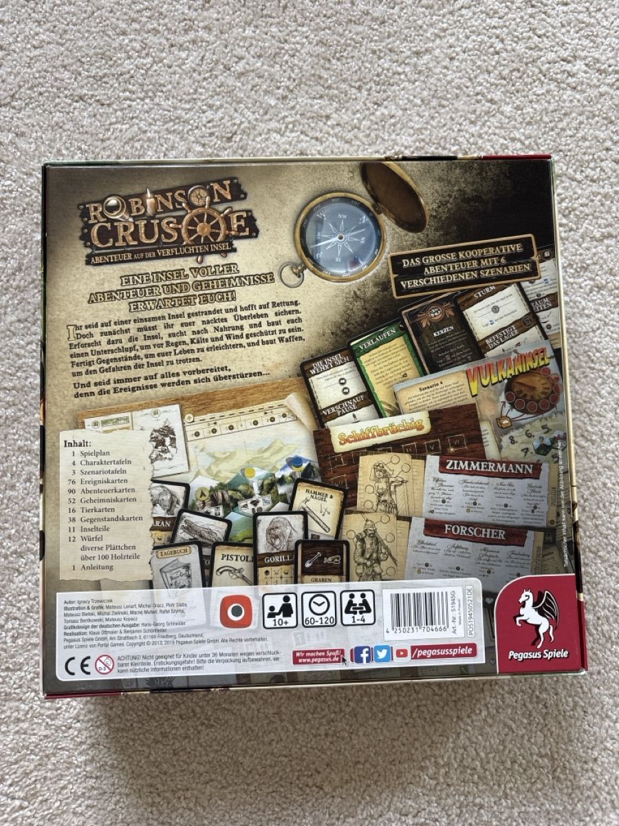 Pegasus Spiele Giochi: Robinson Crusoe Brettspiel – Nuovo (secondo la descrizione) da Zürich venduto da seeleu 2