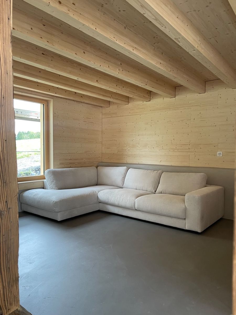 Livique Divani: Ecksofa Ava Weiss Stoff – Usato da Baar venduto da ste_tk6z 1