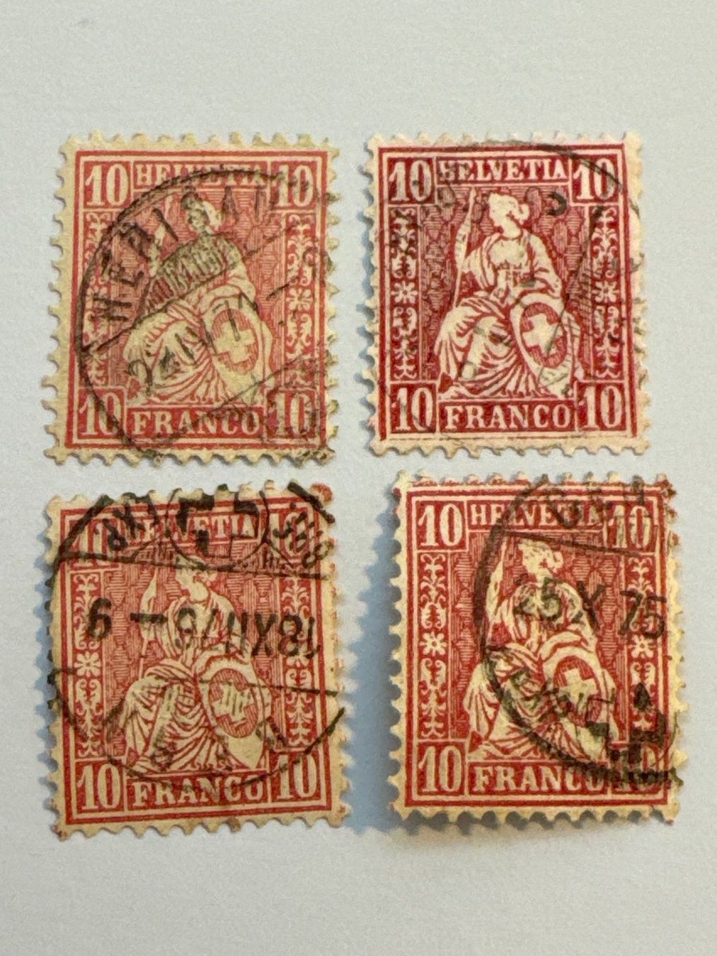 Tutti i francobolli: Sitzende Helvetia #53, gestempelt – Usato da Küssnacht am Rigi venduto da mic_xr8d