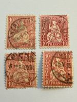 Sitzende Helvetia #53, gestempelt