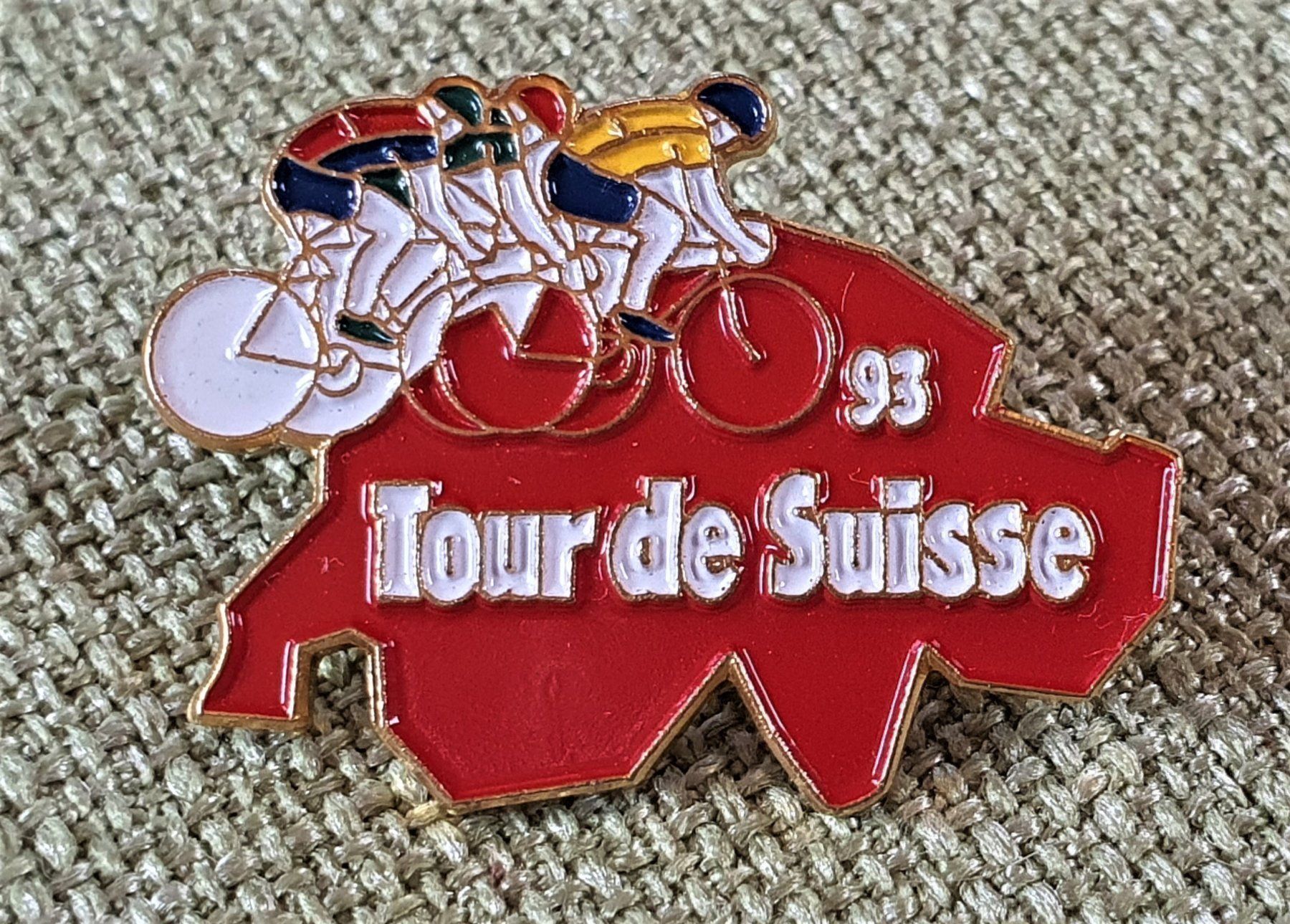 Placchette & Badge: C097 - Pin Schweiz - Tour de Suisse 93 – Usato da Reinach BL venduto da Boston-Verkauf
