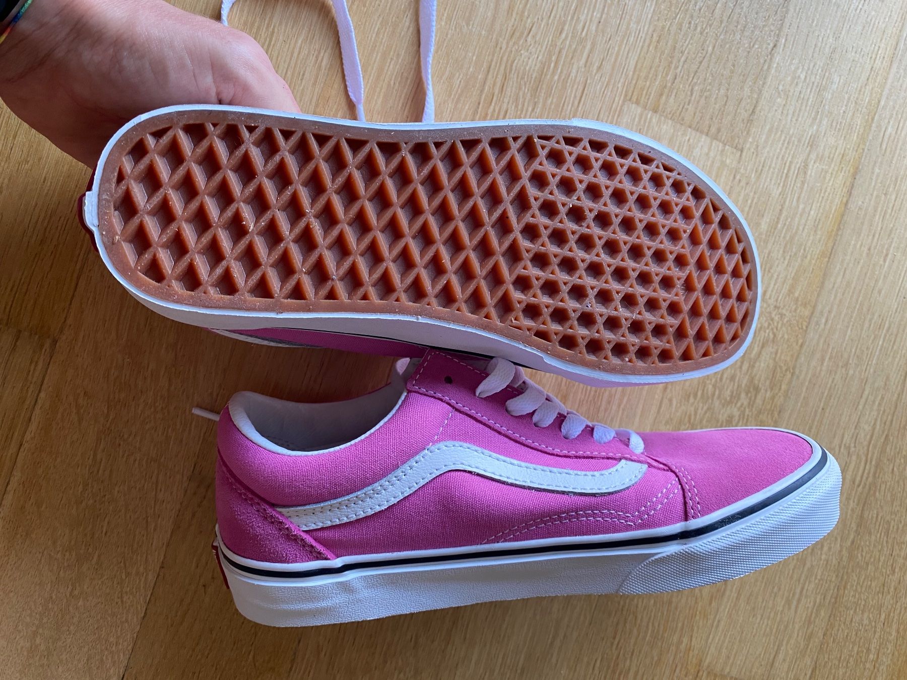 Vans Scarpe da donna: Vans Old Skool Pink Sneaker, 38, ungetragen – Nuovo (secondo la descrizione) da Balsthal venduto da GinaUe 2