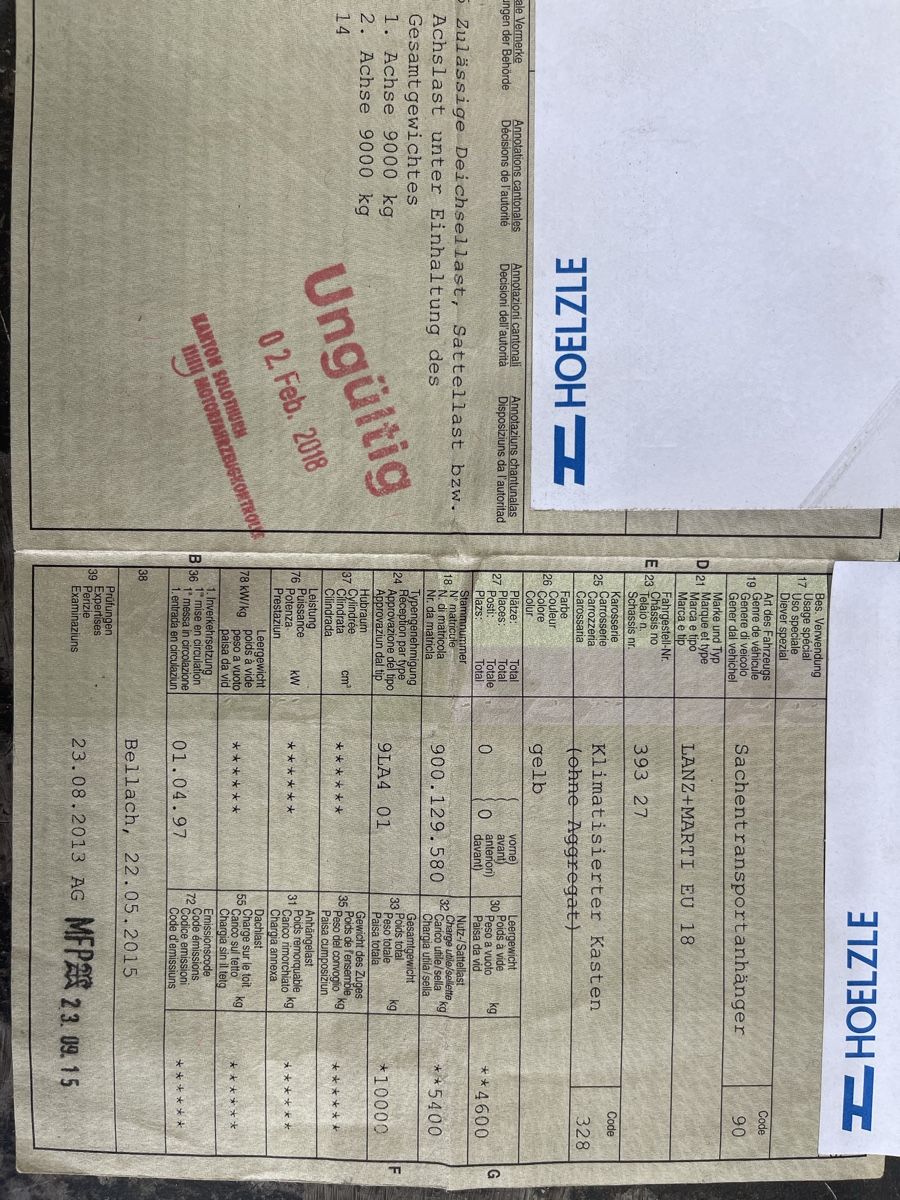 Lanz + Marti Anhänger: Lkw Anhänger – Gebraucht aus Hägglingen von fendt511 4