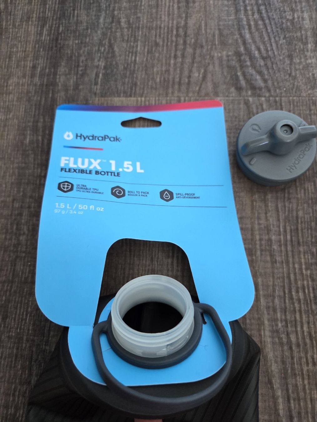 Borracce & Thermos: HydraPak Flux 1.5 L Flasche – Nuovo e nell'imballaggio originale da Steinen venduto da skiclaudio 3
