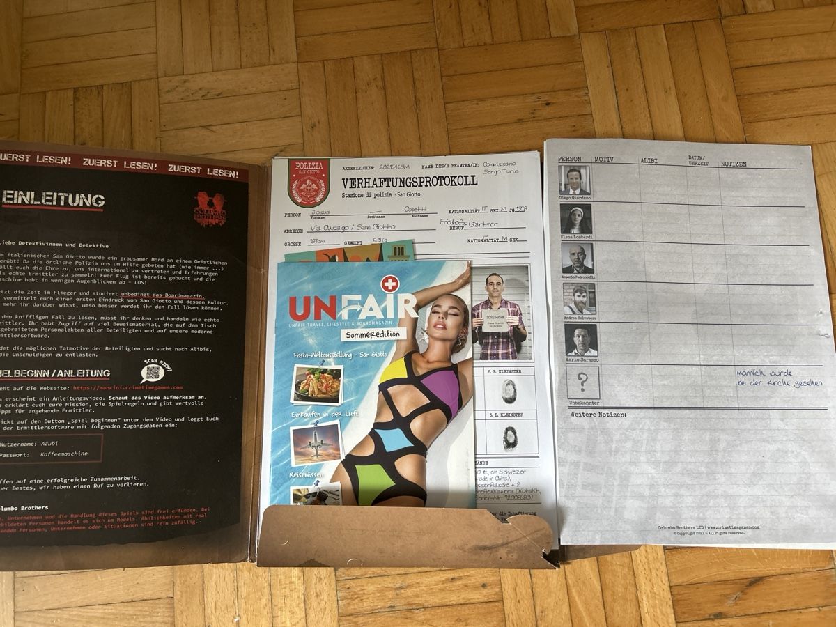 Giochi: Columbo Brothers Fallakte Mordfall M. Mancini – Usato da Zürich venduto da giu_t5g8 2