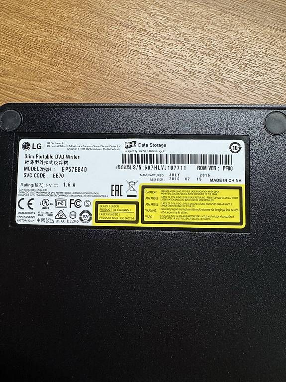 Sistemi audio & multimediali: LG GP57EB40 externer USB DVD Brenner CD DVD – Usato da Zug venduto da jonasg 1