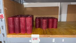 641 Posten Raureif Kerzen aus Liquidation