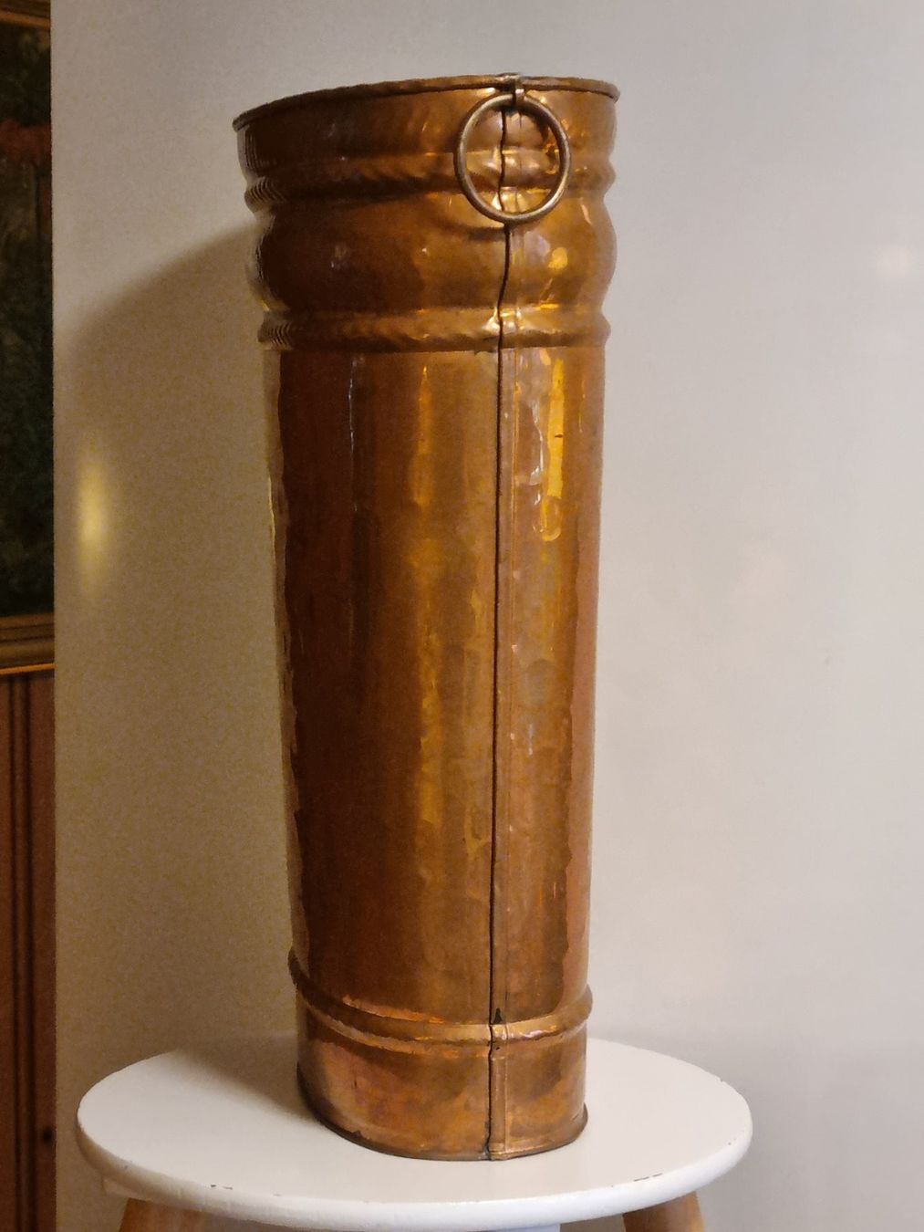 Altri mobili per ufficio: Kupfer-Schirmständer oval, Vintage, ca. 1970 – Usato da Scharnachtal venduto da devin03 2
