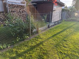 Zaun verzinkt ca. 34 m inkl. einer Tür