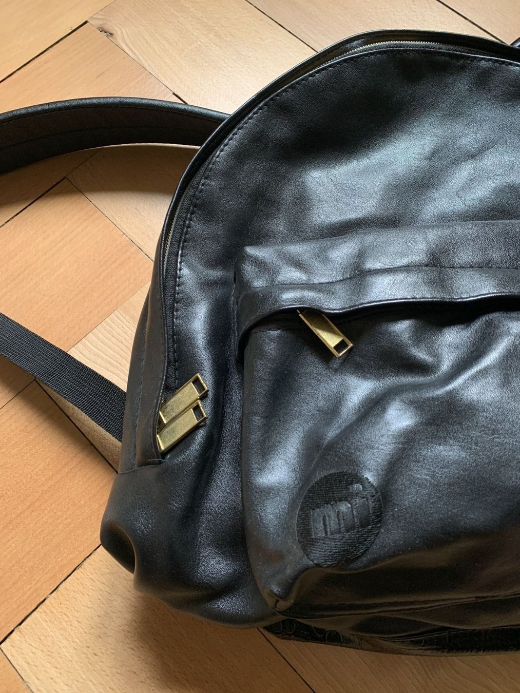 Sacs à dos: MI-PAC - Leder Rucksack schwarz – D'occasion à Zürich par Diazaio 1