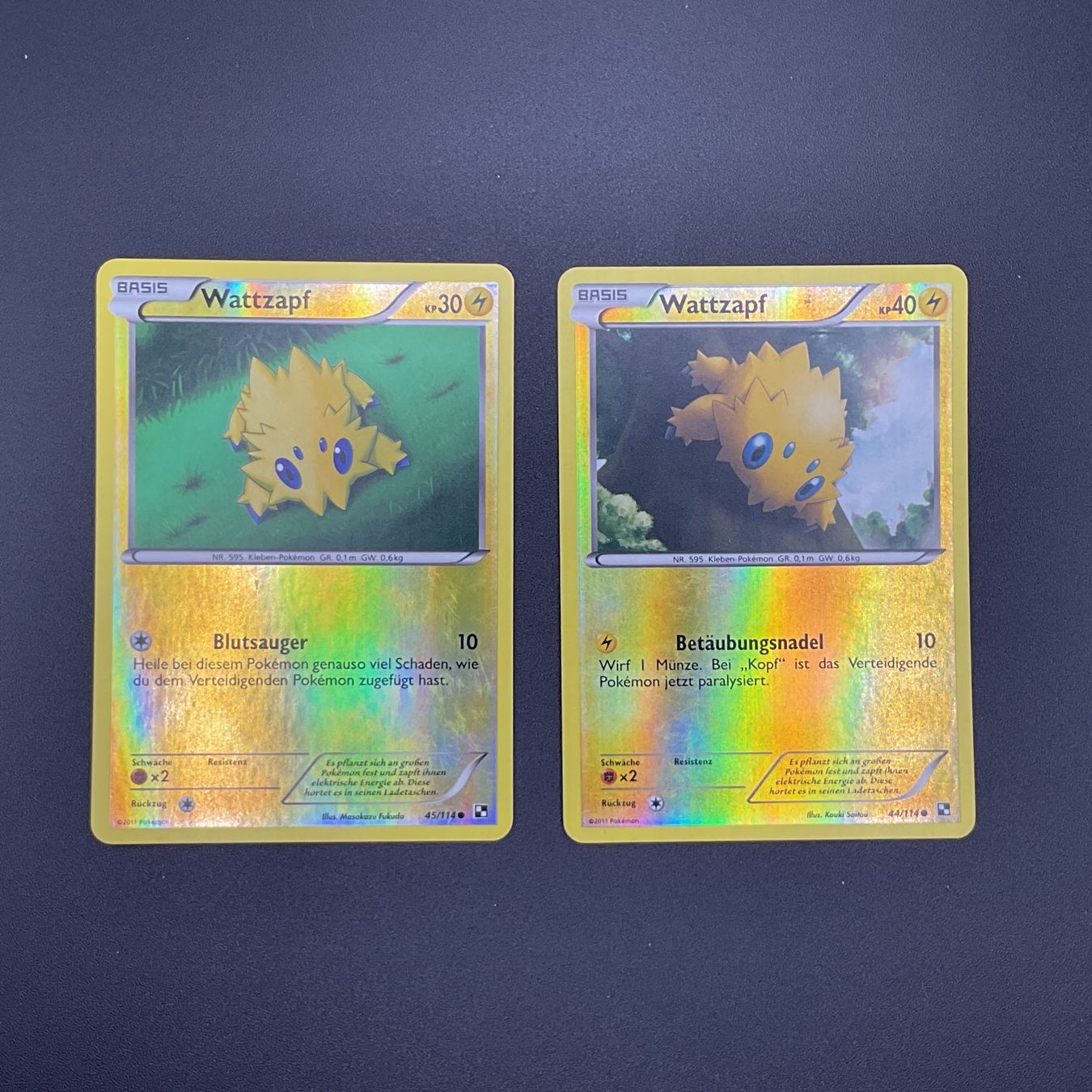 Pokémon Carte collezionabili: Pokémon Black & White 7x Reverse Holo Bunlde DE Ab 1 -. – Usato da Niederuzwil venduto da NadineS75 1