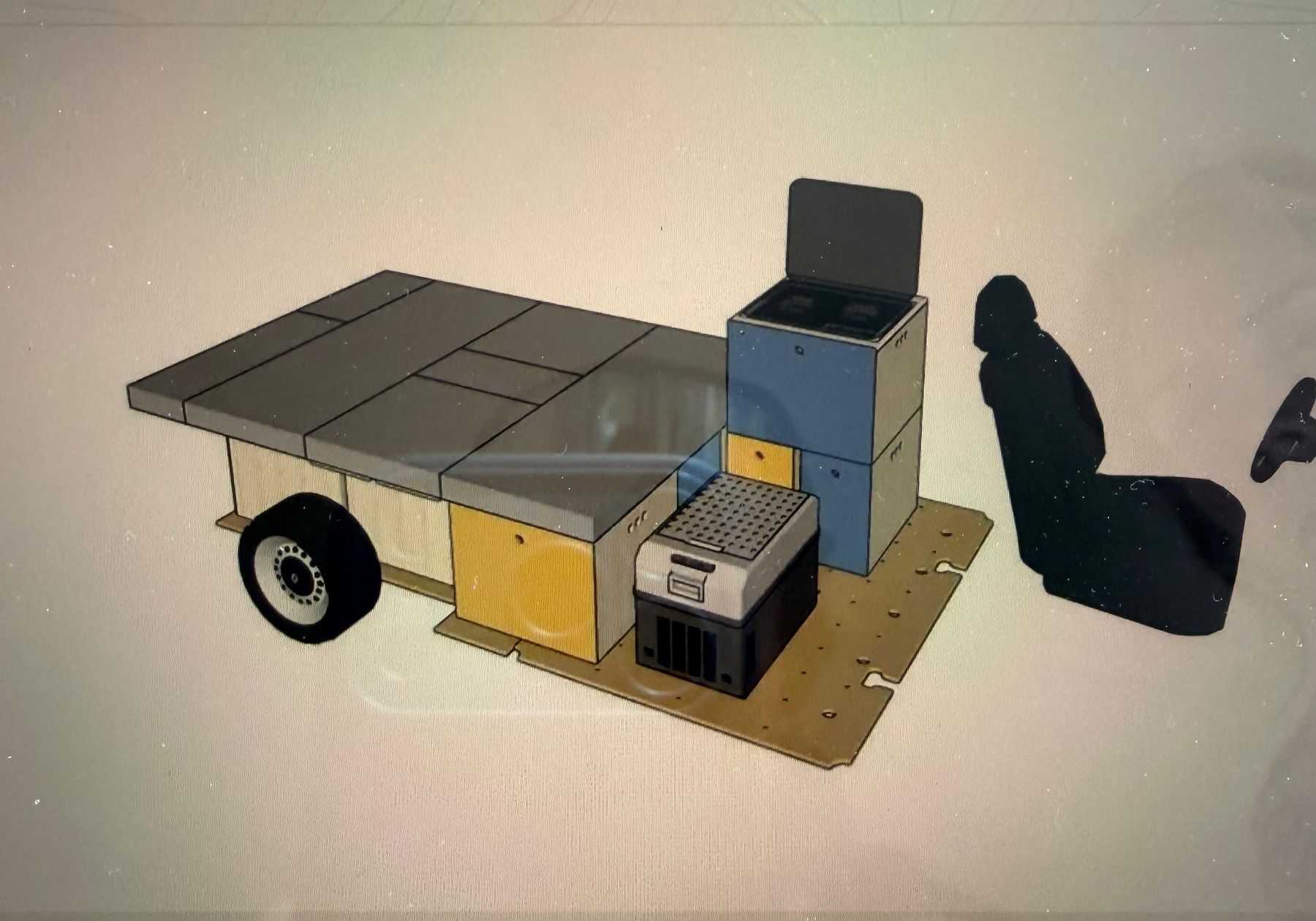 Mobilhome: kit démontable bus L2 – Gebraucht aus Cries (Vollèges) von KaMet 8