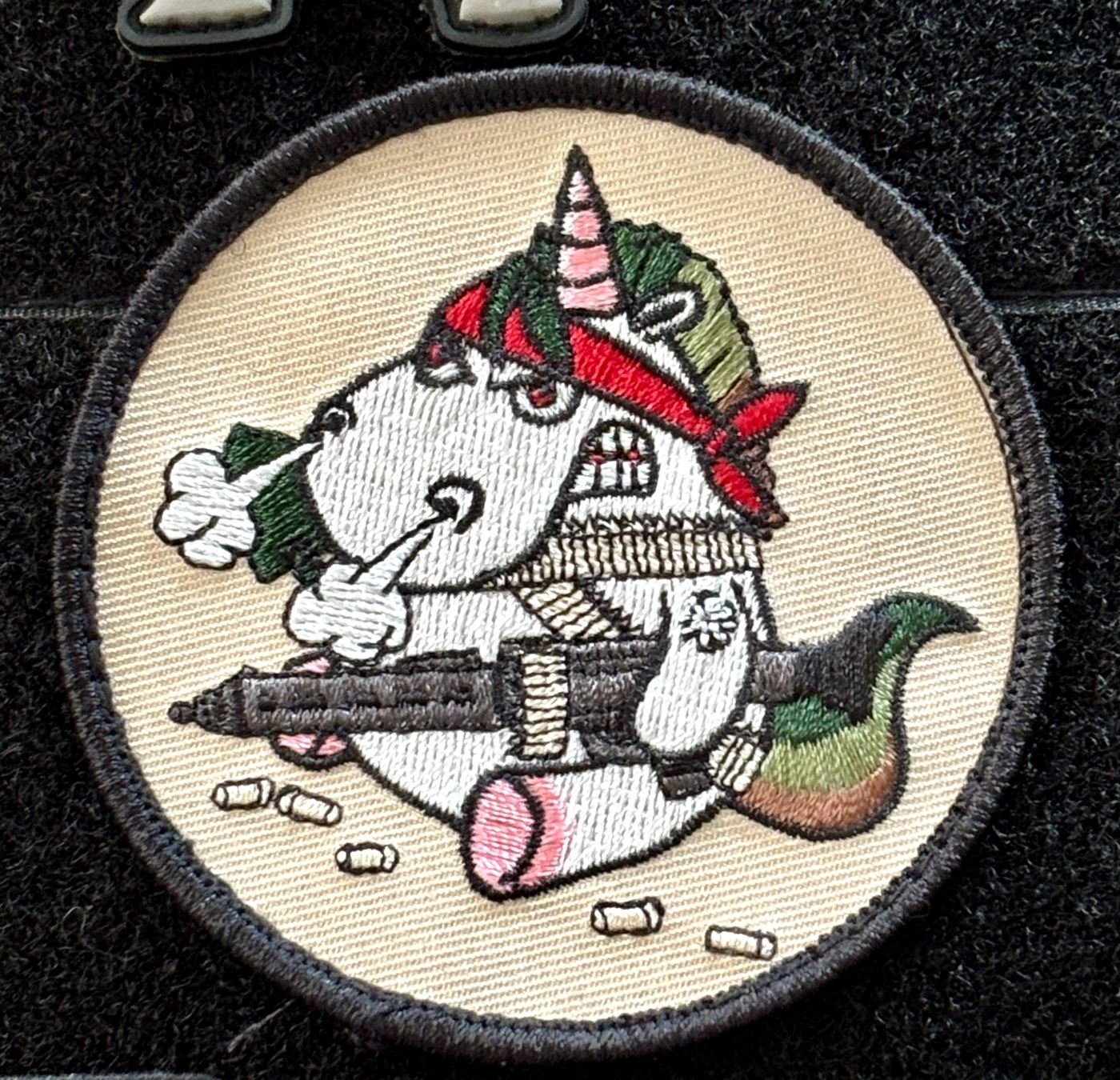Placchette & Badge: Klett-Patch Einhorn, 8 x 8 cm – Nuovo (secondo la descrizione) da Frauenkappelen venduto da Doc_Snyder