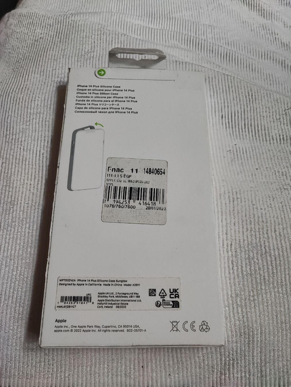 Apple Covers & Schutzfolien: Original Apple iPhone 14 Plus Silikonhülle / Cover  – Neu und originalverpackt aus Zollikofen von zar_j67f 1