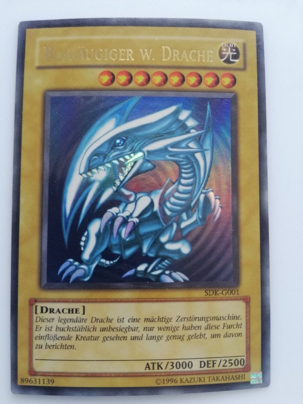 Yugioh Carte collezionabili: Blauäugiger W. Drache Ultra-Rare Mint – Nuovo (secondo la descrizione) da Boswil venduto da ShoppingCenterCity