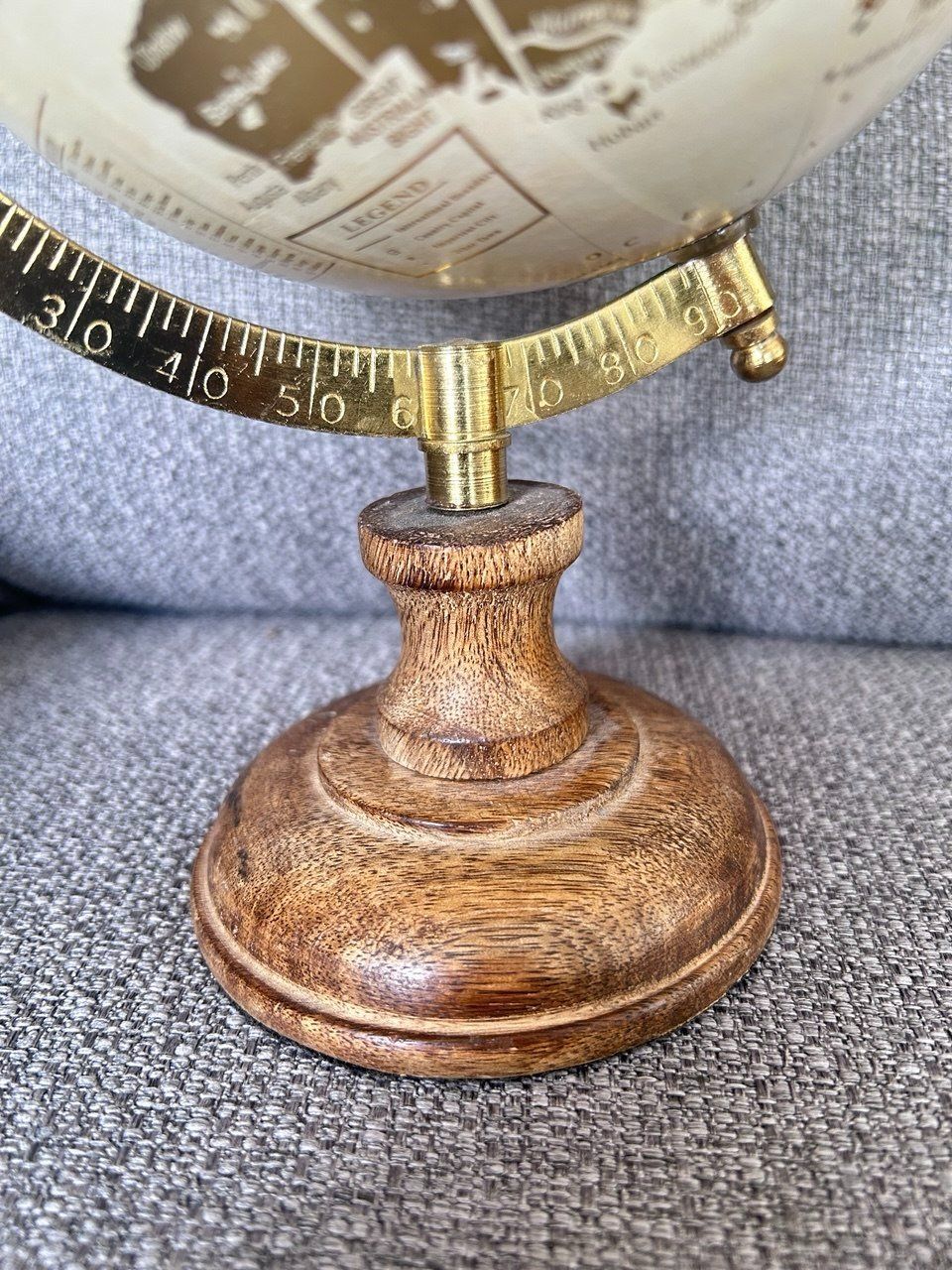Altro in Decorazioni & Accessori: Mappamondo da tavolo vintage 26 cm – Usato da Giubiasco venduto da LorisVale 8