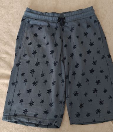 Kurze Hose blau mit Palmenmuster guter Zustand 🔥