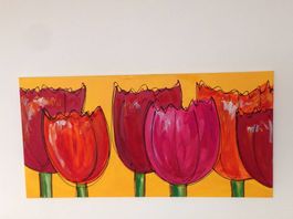 Wandbild "Tulpensujet"