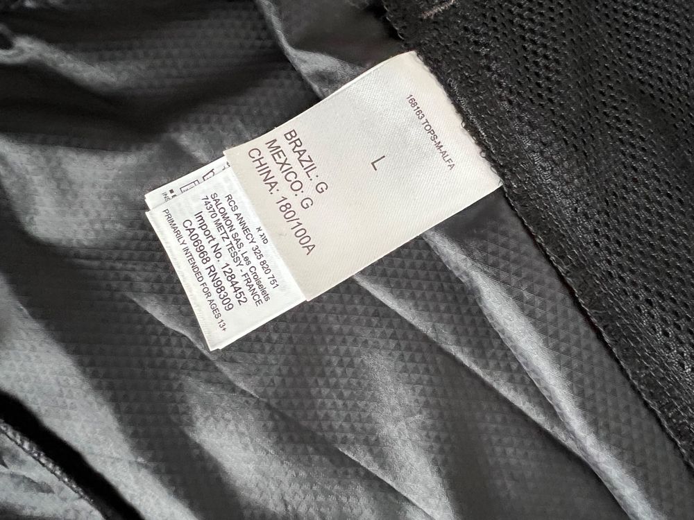Salomon Agile jacket size L men black Kaufen auf Ricardo