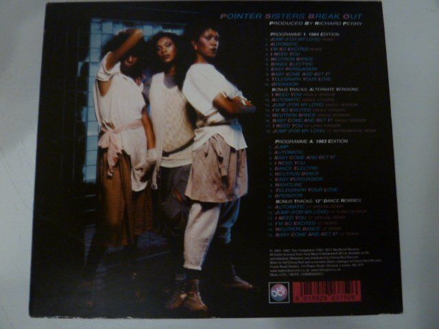 CDs: Pointer Sisters - Break out  (Deluxe Edition, 2 CD's – D'occasion à Au ZH par sikoku 2