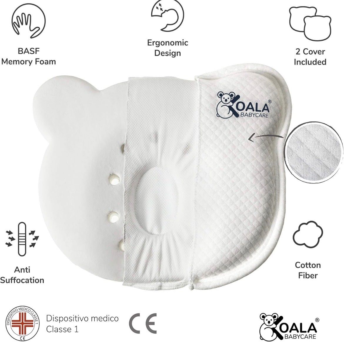 Koala Babycare Cuscini: Koala Babycare perfect head – Nuovo (secondo la descrizione) da Wallisellen venduto da maj_kqz5 4
