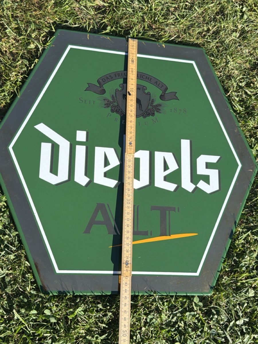 Insegne: 2 Stk Emailschild Diebels ALT Bier Emailschilder – Usato da Deitingen venduto da Himhip 3