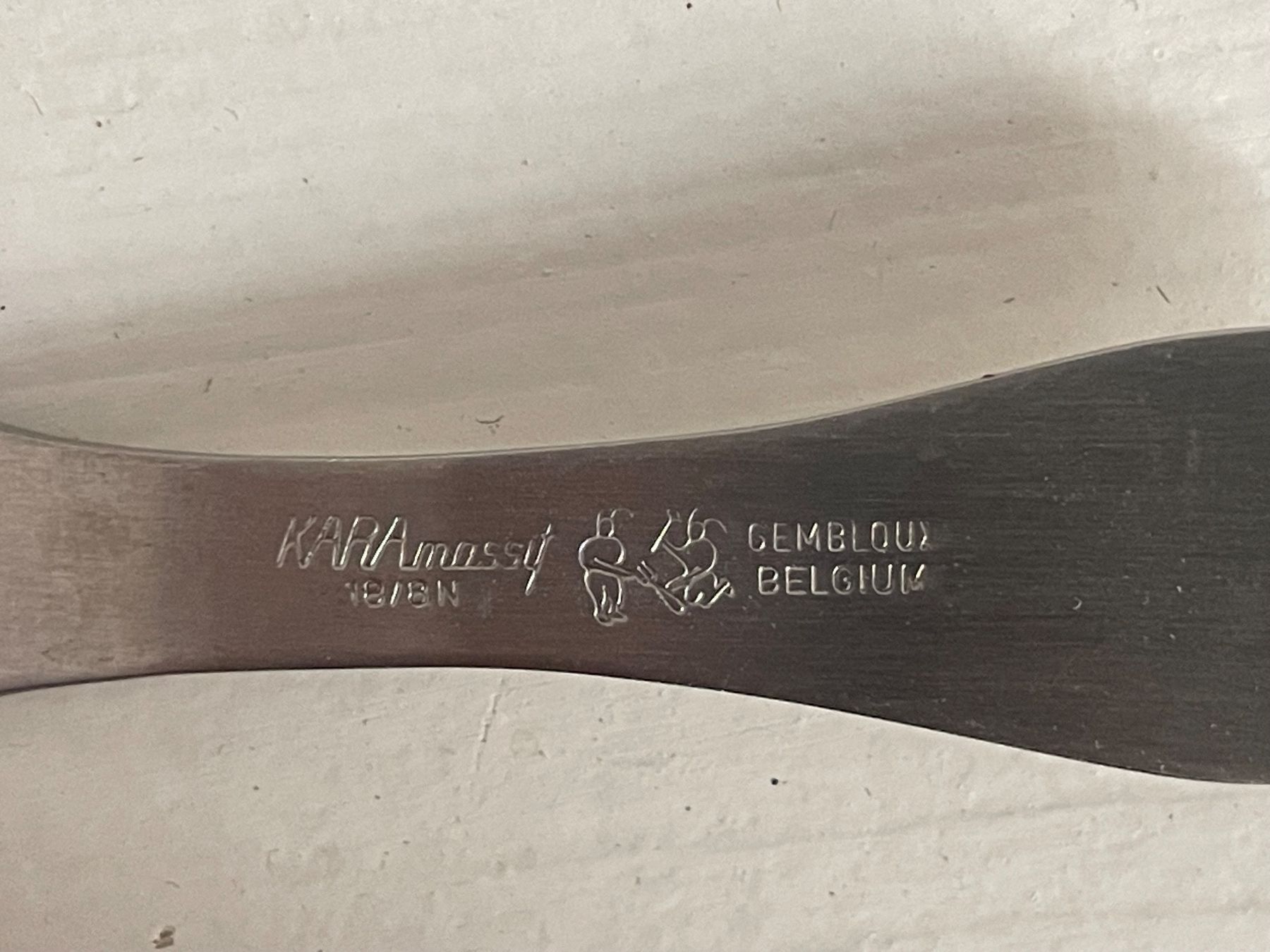Cucchiai: 6 Absinth Löffel Edelstahl 18/8 IN – Usato da Rheinfelden venduto da desdemona03 1
