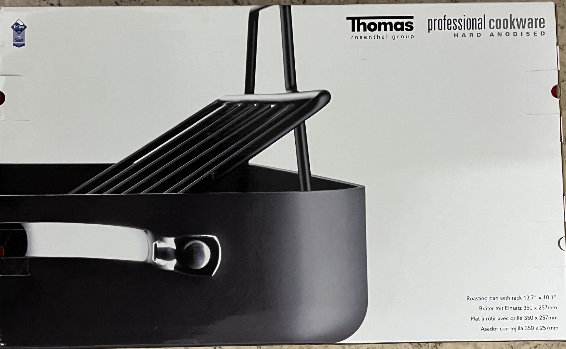 Teglie da forno: Thomas Rosenthal Antihaft Profi Bräter mit Einsatz 35x25,7cm – Nuovo e nell'imballaggio originale da Zürich venduto da baracuda8048