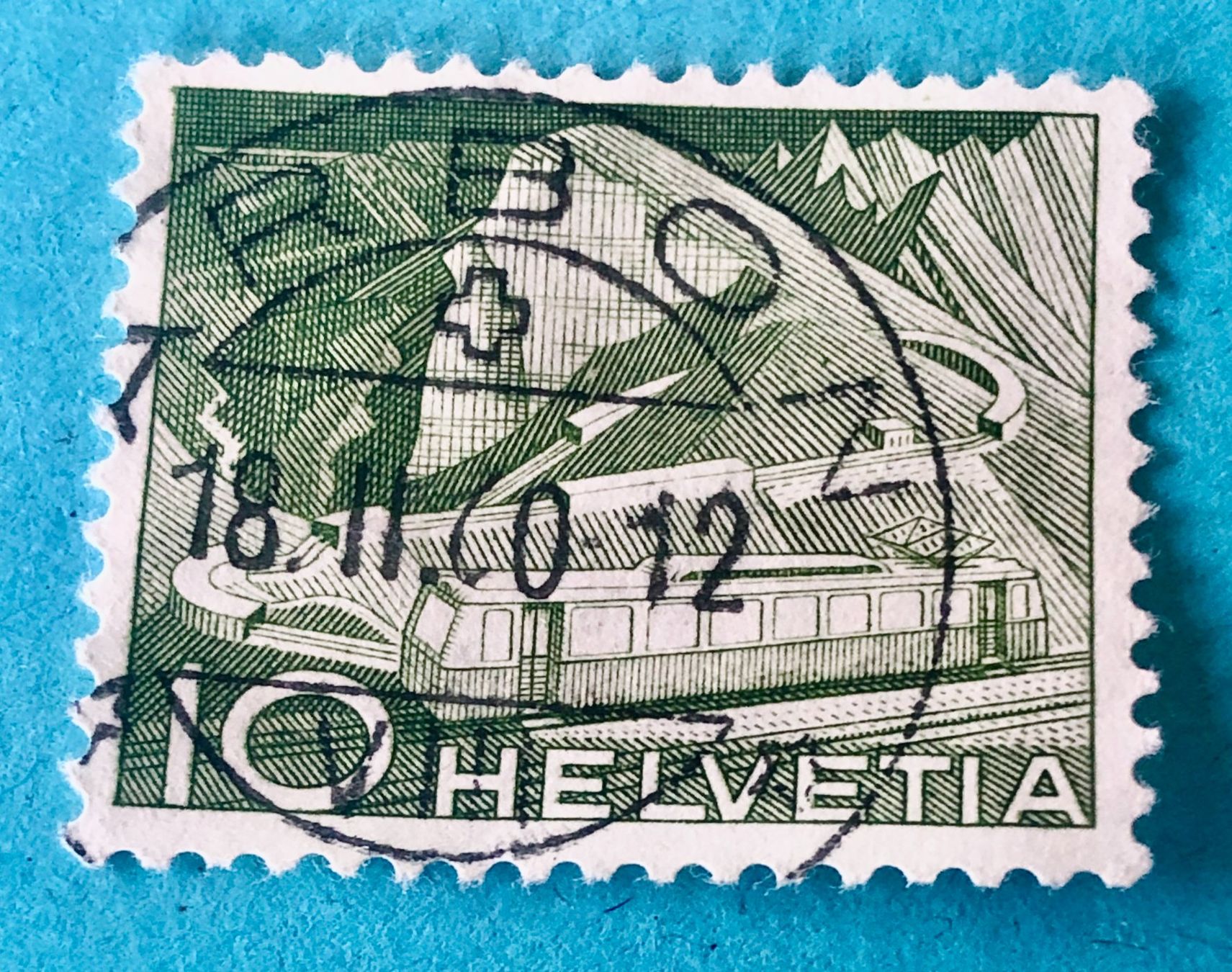 Tutti i francobolli: Nr.299 Technik und Landschaft GESTEMPELT Arbon – Usato da Aarau venduto da Billa007