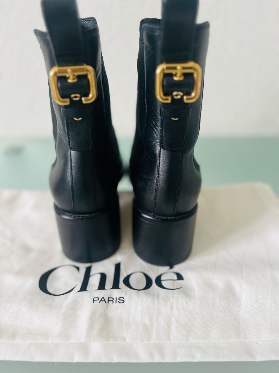 Chloé Scarpe da donna: Schwarze Chloé Stiefeletten, Gr. 38 – Nuovo (secondo la descrizione) da Männedorf venduto da wischito01 7
