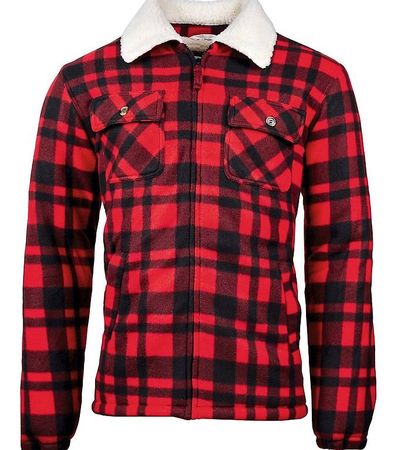 Holzfäller kariert Jacke Warmes Fleece Grösse M /XL