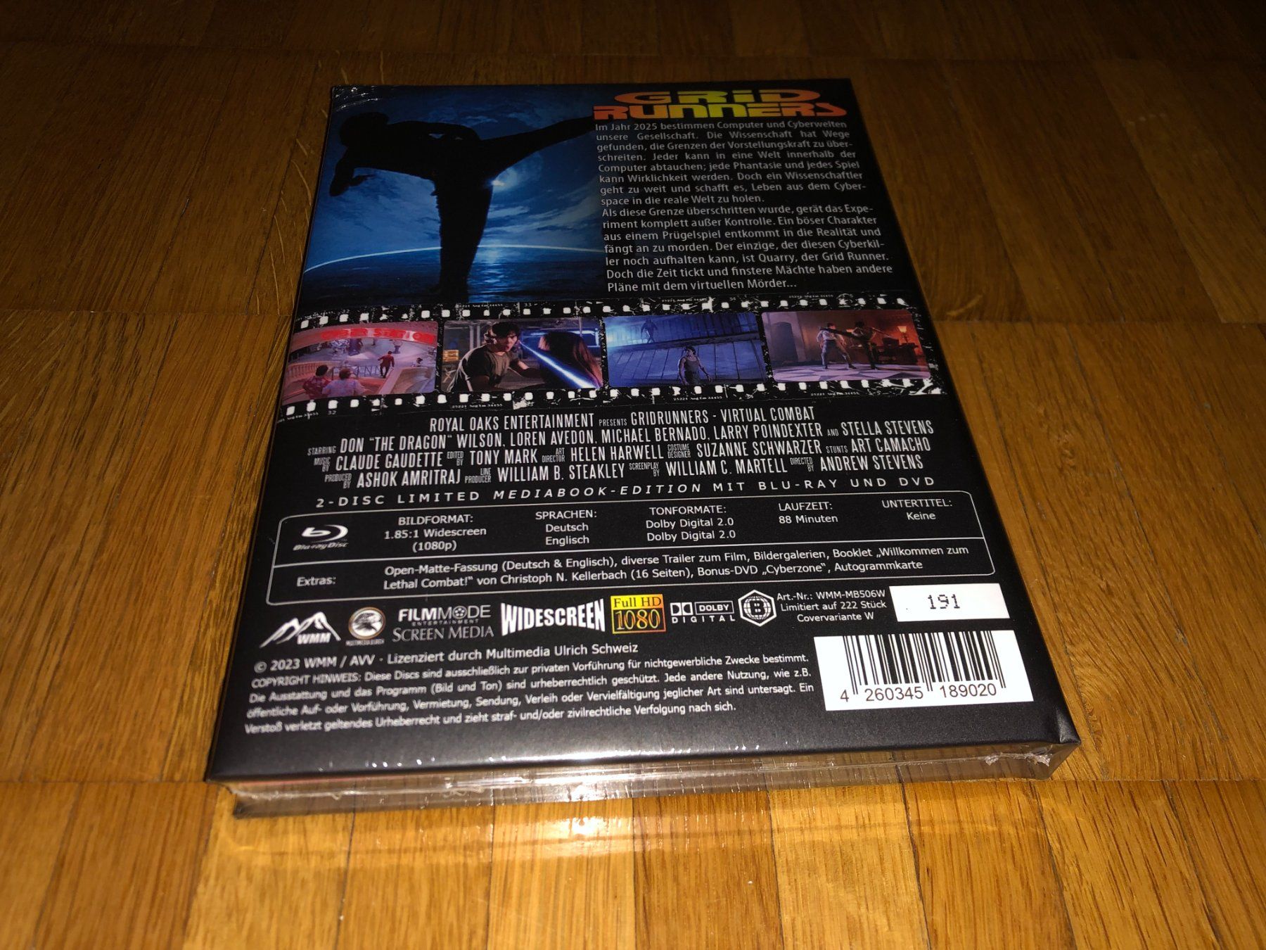 Tutti i DVDs: Grid Runners - MEDIABOOK - WATTIERT - UNCUT – Nuovo e nell'imballaggio originale da Basel venduto da havsok 1