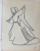Lill TSCHUDI (1911-2004), Original, Tanz, TOP!