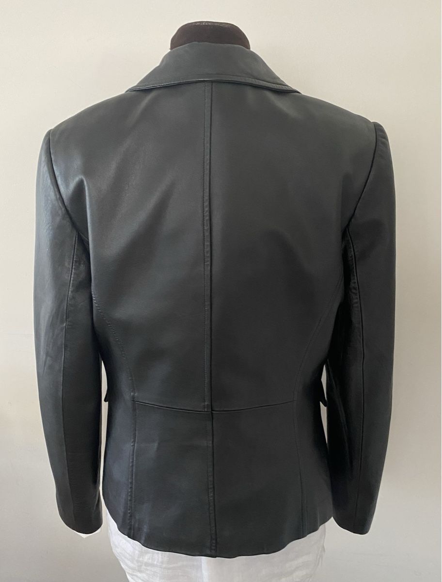 Taifun Giacche: Taifun Collection Lederblazer, schwarz, Gr. 38 – Usato da Jona venduto da Flamingoo 2